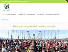 Tablet Screenshot of marathonsinternational.nl